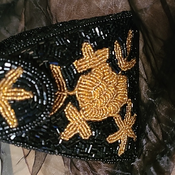 Stunning beaded structured mini bag - Picture 10 of 10